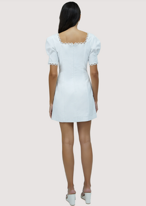 Lost + Wander White Majorica Breeze Mini Dress
