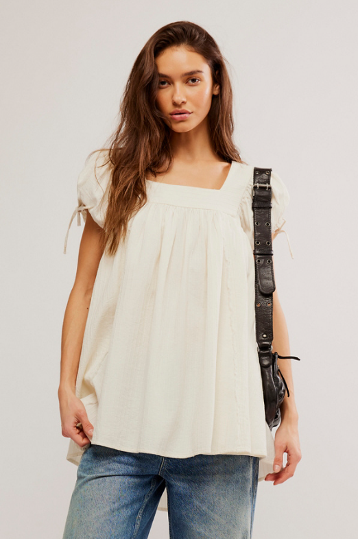 Free People Summer Camp Tunic in Optic White