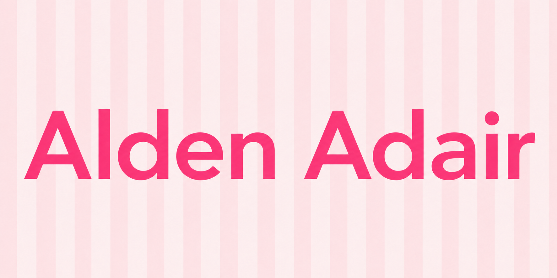 ALDEN ADAIR