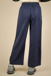 Navy Side Piping w/ Bows Track Pants