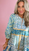 Current Air Round Neck Dolman Sleeve Midi Dress (1 LARGE)