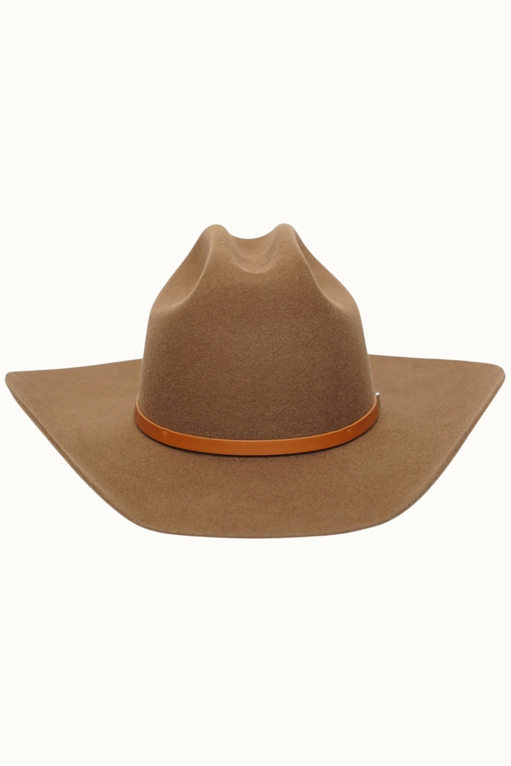 Cognac Jasper | 100% Premium Wool Western Cattleman Hat Adjustable
