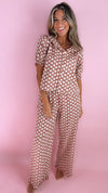 Rylee + Cru Ruby Fleur Ruffle Pjs (1 XS)