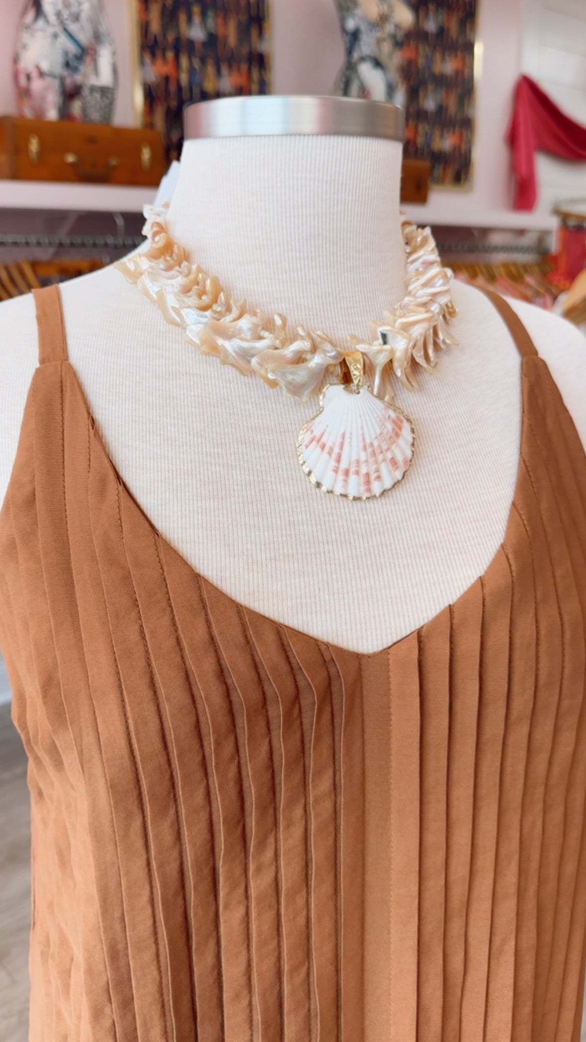 Chunky Coastal Shell Necklace