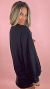 Queen of Sparkles Flower Sequin Pumpkin Sweatshirt
