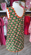 Uncle Frank Green Flowering Waves Dress