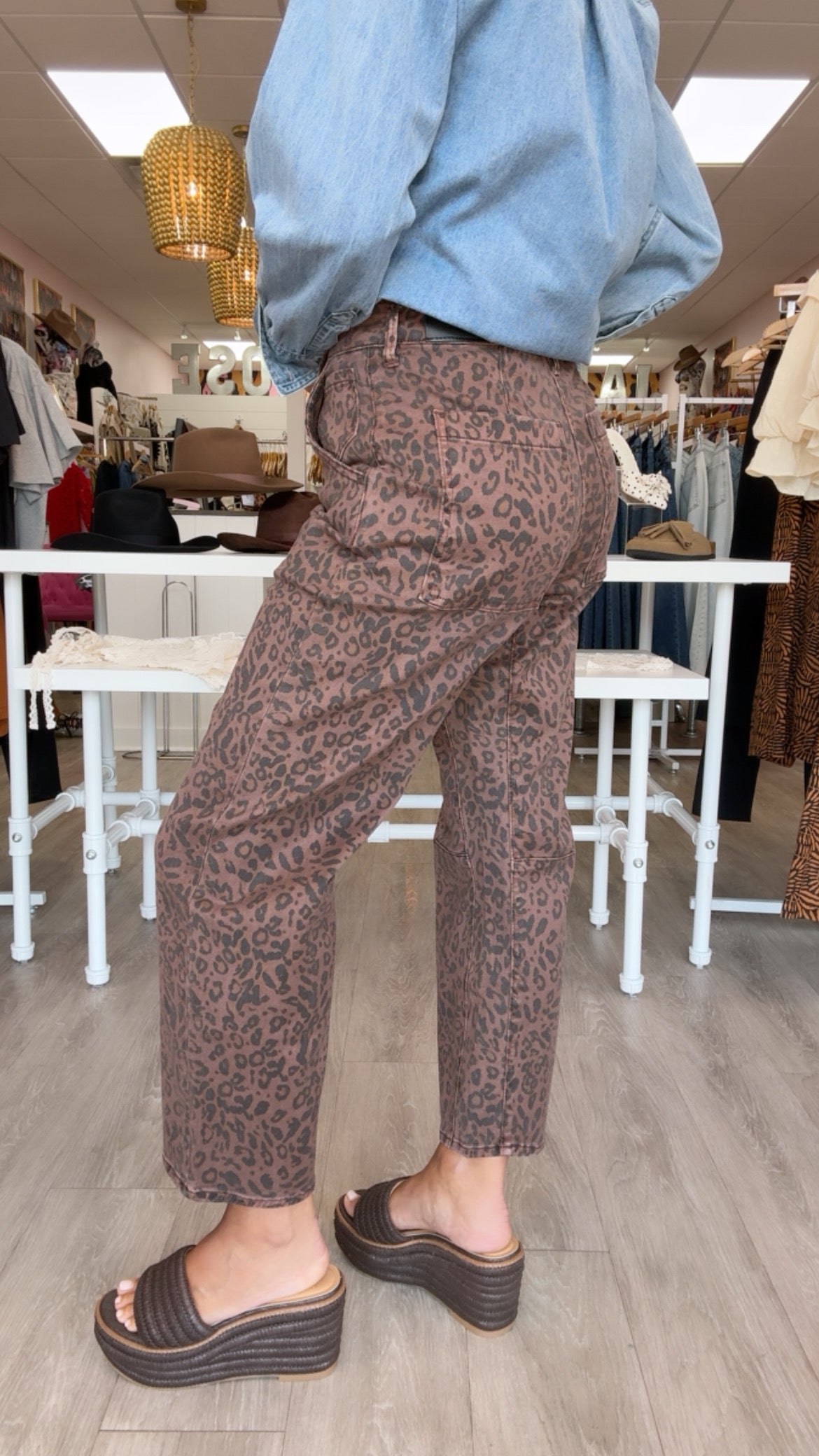 Dear John | Lasso Barrel in Brown Leopard