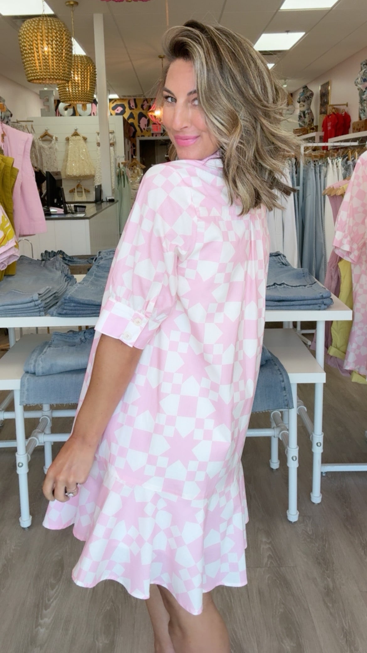 Ivy Jane | Pink Quilting Bee Dress