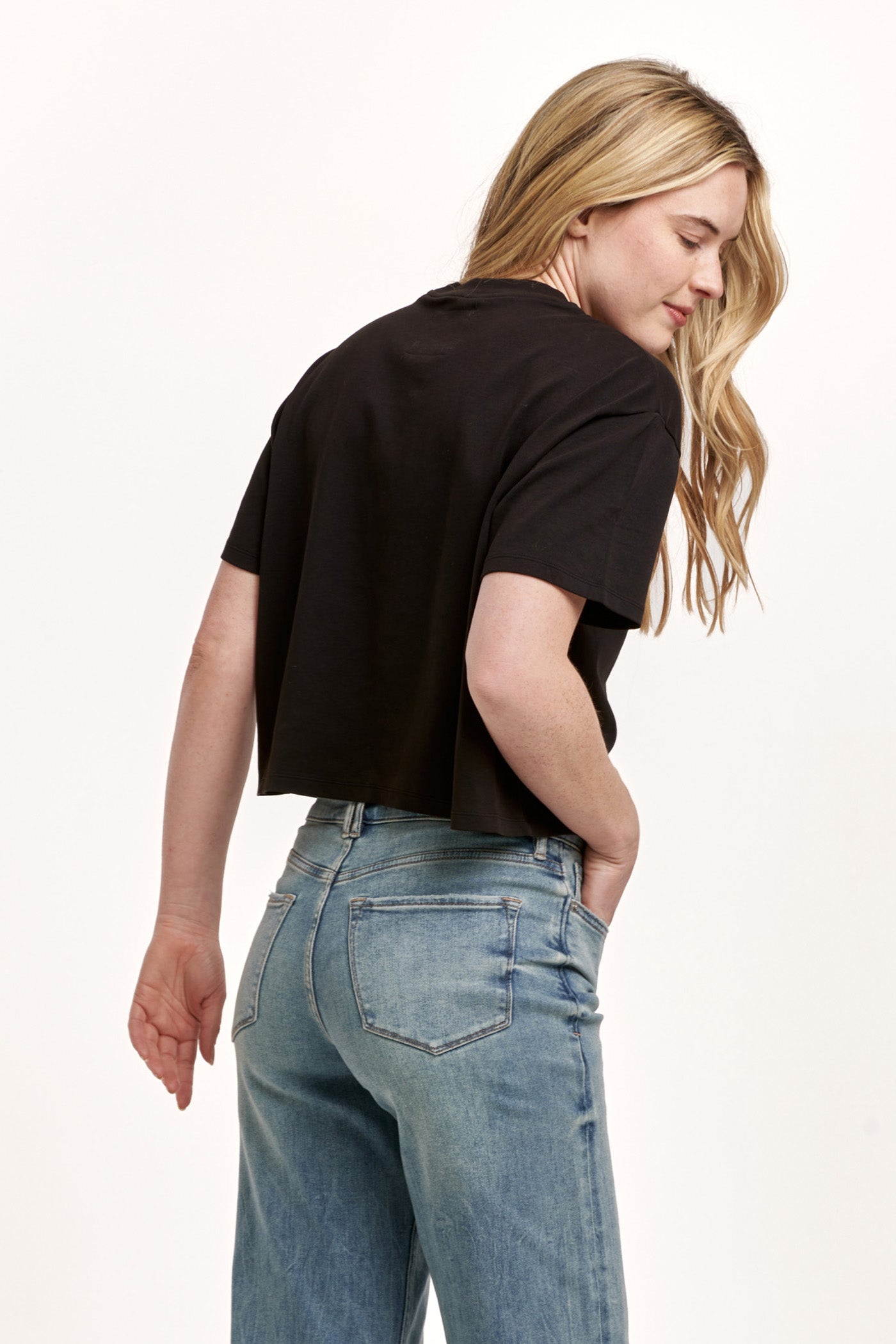 Dear John | Maddox Tee in Black