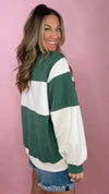 Queen of Sparkles Green Tennis Sweatshirt