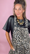 FRNCH Moringa Leopard Overalls