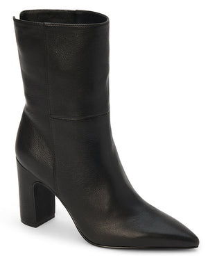Matisse Leather Celeste Black Pointy Toe Bootie
