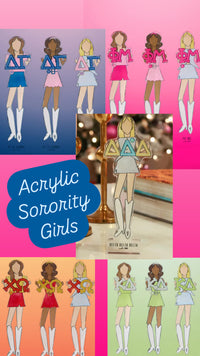 Sorority Acrylic Block Shelfies