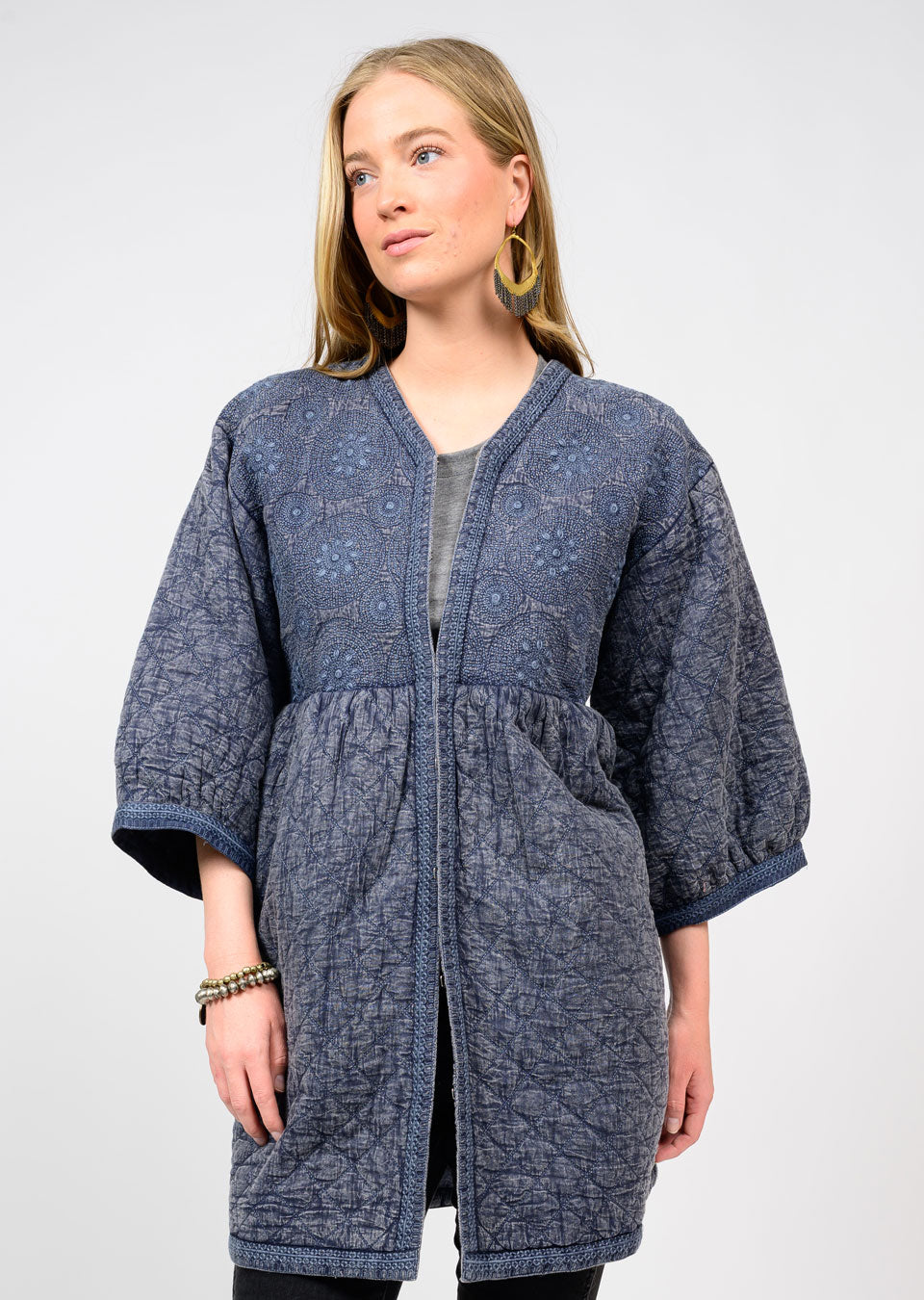 Ivy Jane Embroidered Quilted Jacket