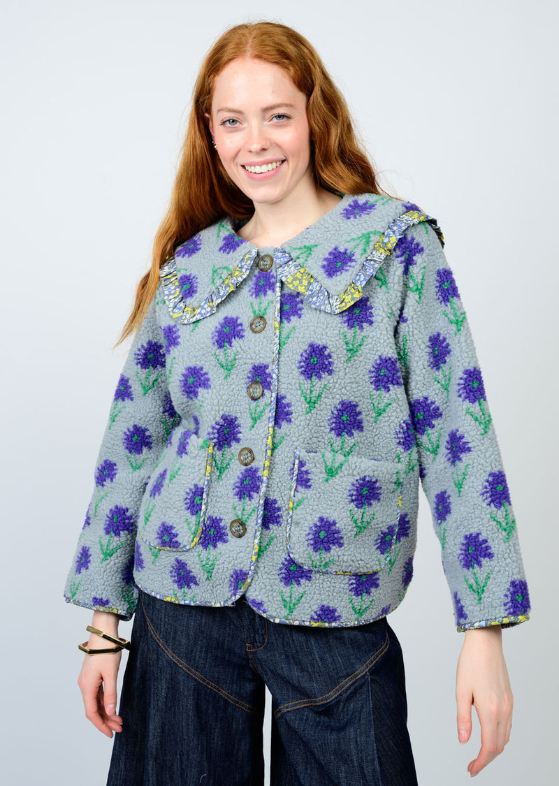 Ivy Jane Periwinkle Sherpa Jacket