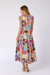 Crosby Arlo Printed Midi Dress (1 SMALL)