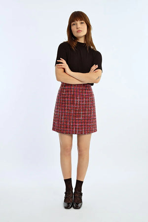 High Waisted Mini Skirt