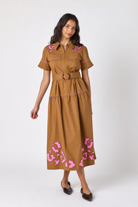 Crosby | Fairiss Dress in Teak