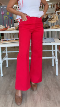 Dear John \ Fiona Wide Leg in Salsa