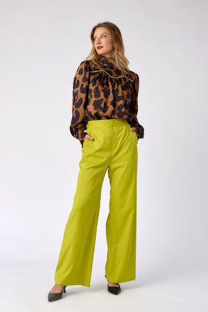 Crosby Cora Chartreuse Trouser (1 LARGE)