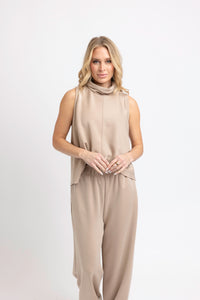 Karlie Scuba Mock Neck Pant Set