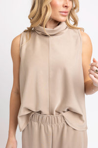 Karlie Scuba Mock Neck Pant Set