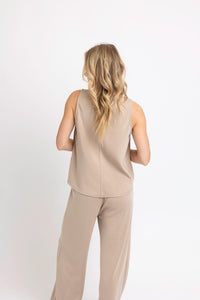 Karlie Scuba Mock Neck Pant Set