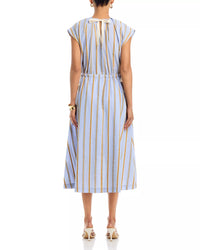 Blue Stripe Tie Bryce Dress