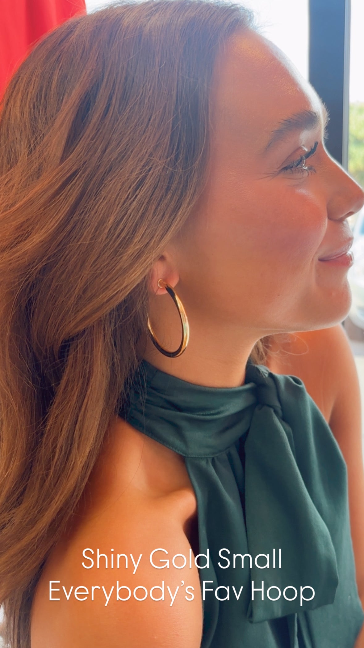 Sheila Fajl | Shiny Gold Small Everybody's Fav Hoop