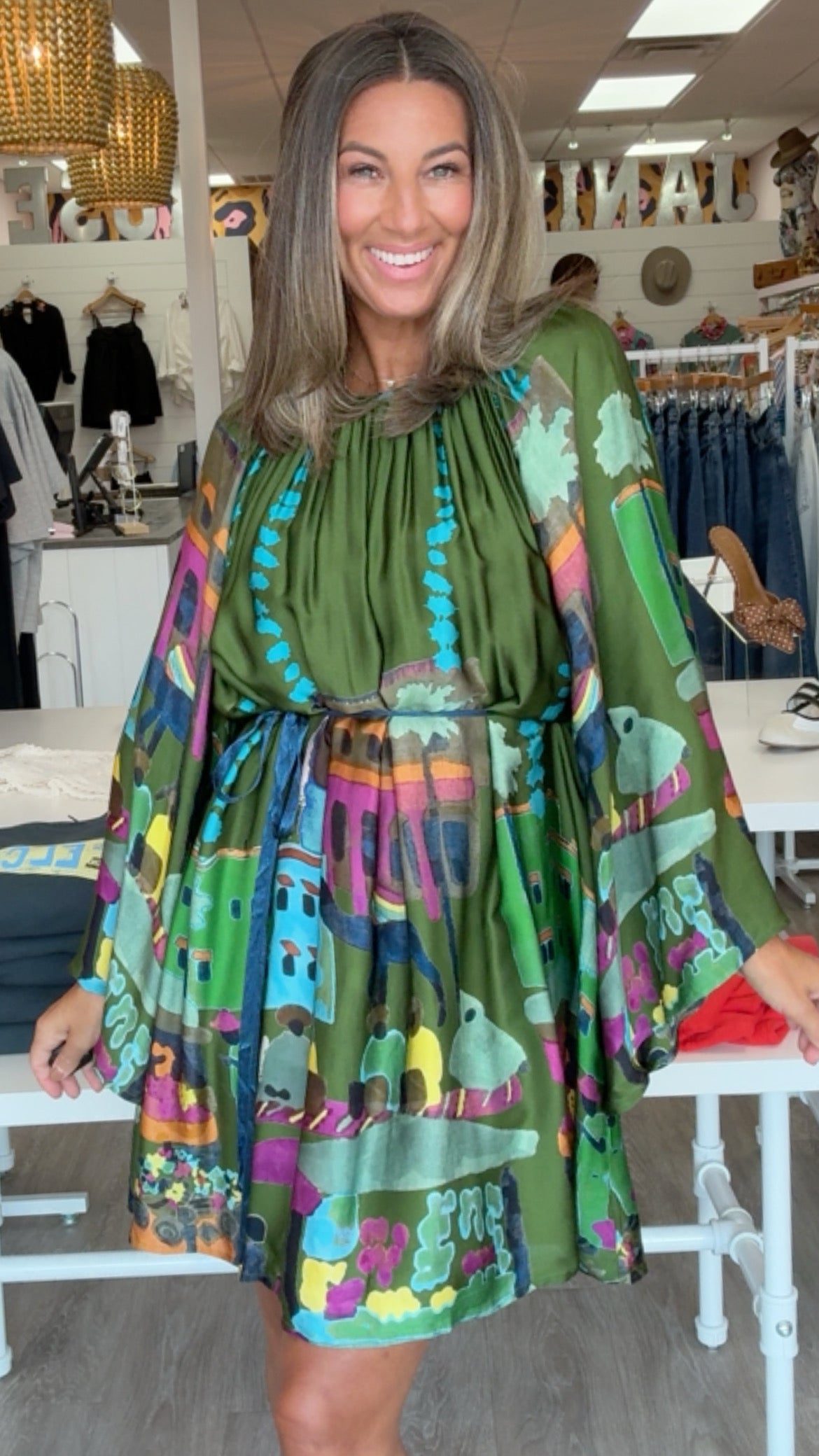 Azura | Printed Mini Dress