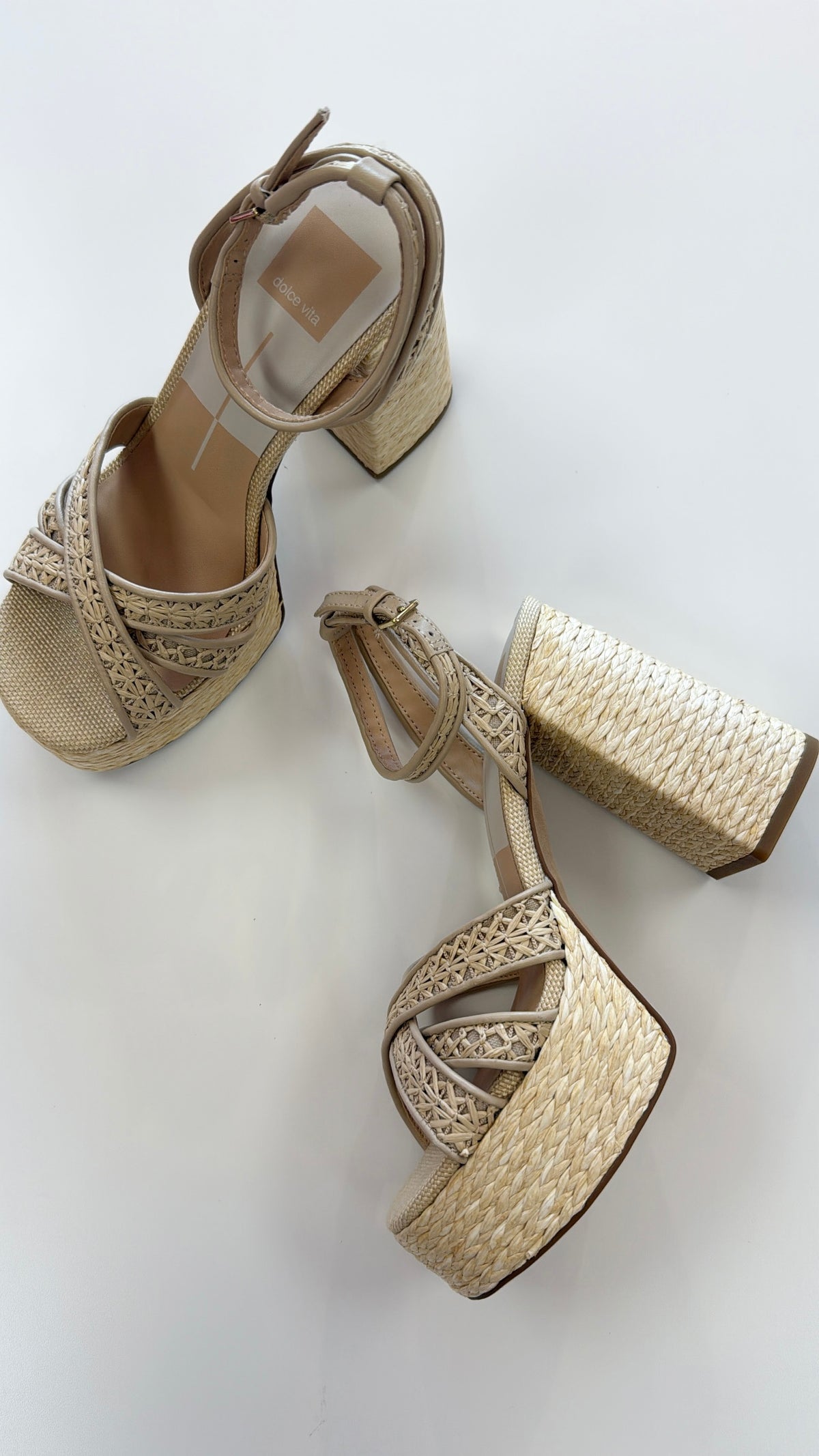 Dolce Vita | Danila Natural Raffia Platform