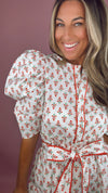 Karlie Digital Floral Shirt Dress