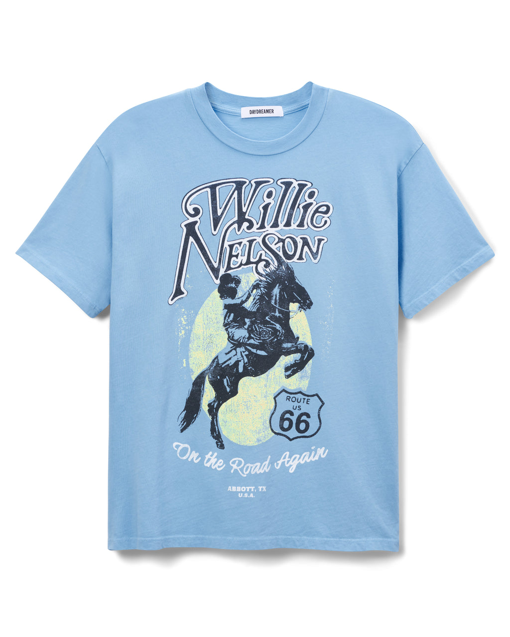 Daydreamer Willie Nelson Route 66 Weekend Tee