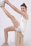 White Athletic Dress Romper (1 LARGE)