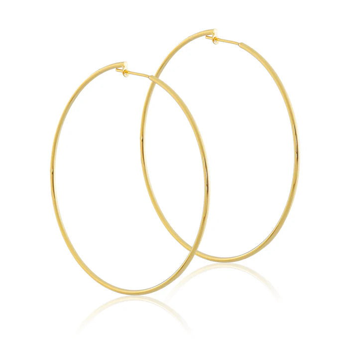 Sheila Fajl Shiny Gold Lisa Eternity Hoops
