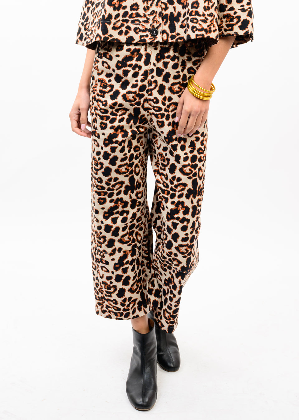 Ivy Jane | Leopard Barrel Pant