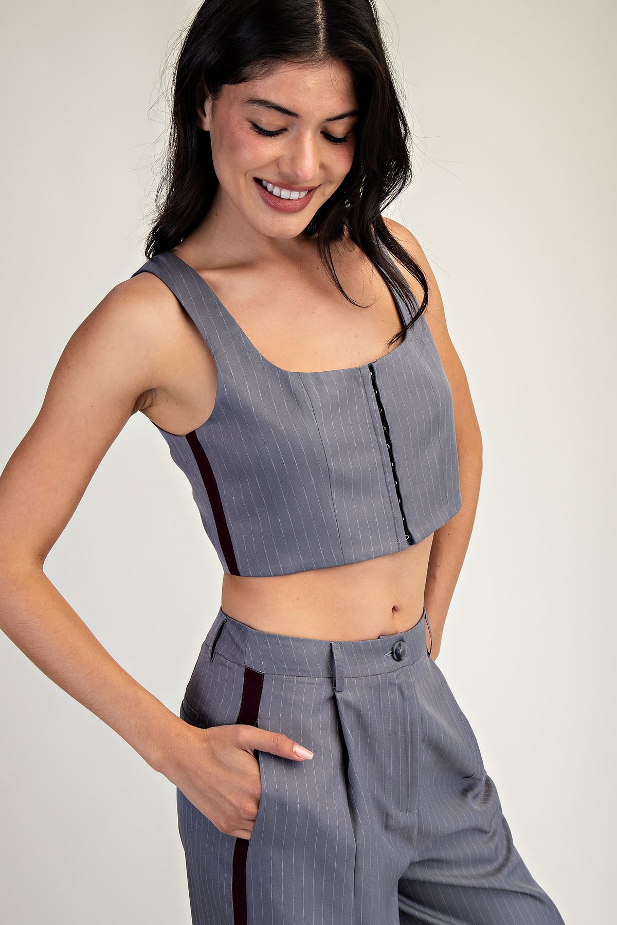 Grey Stripe Set