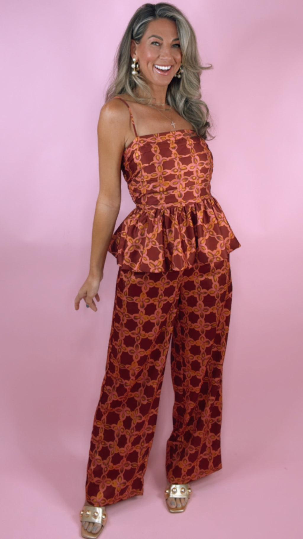 Chain link Satin Set (1 LARGE)