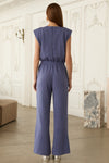 Deep Blue Brushed Modal Jumpsuit