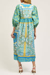 Current Air Round Neck Dolman Sleeve Midi Dress (1 LARGE)