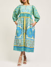 Current Air Round Neck Dolman Sleeve Midi Dress (1 LARGE)