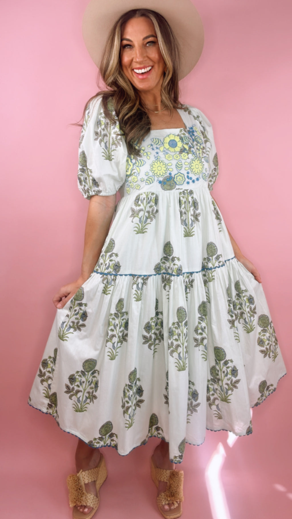 Sister Mary Arianna Paisley Midi Dress