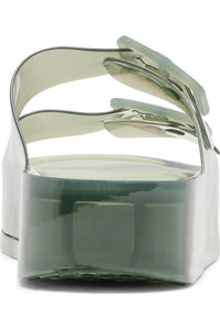 Dolce Vita Olive Vinyl Platform