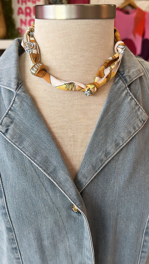 Customizable Orange/ Brown Tone Scarves