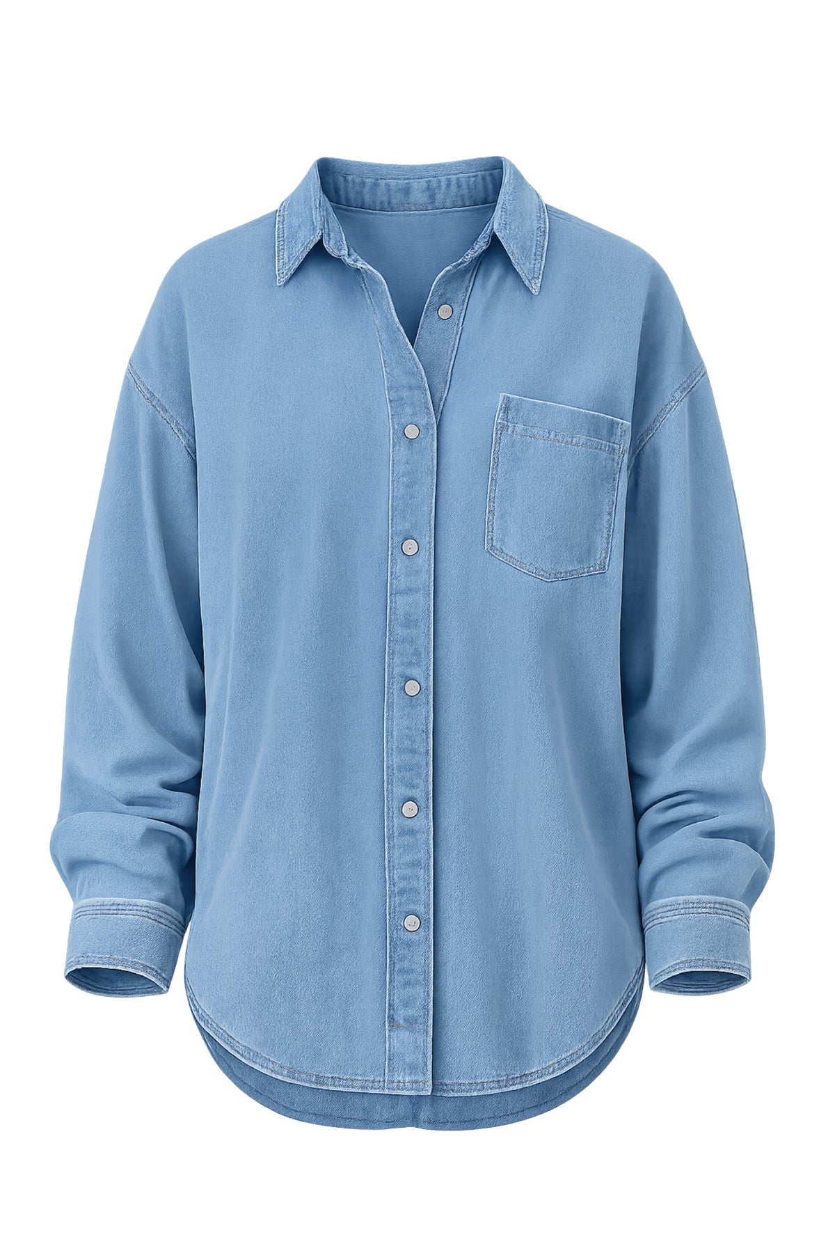 Dear John | Meritt Denim Top in Osalina