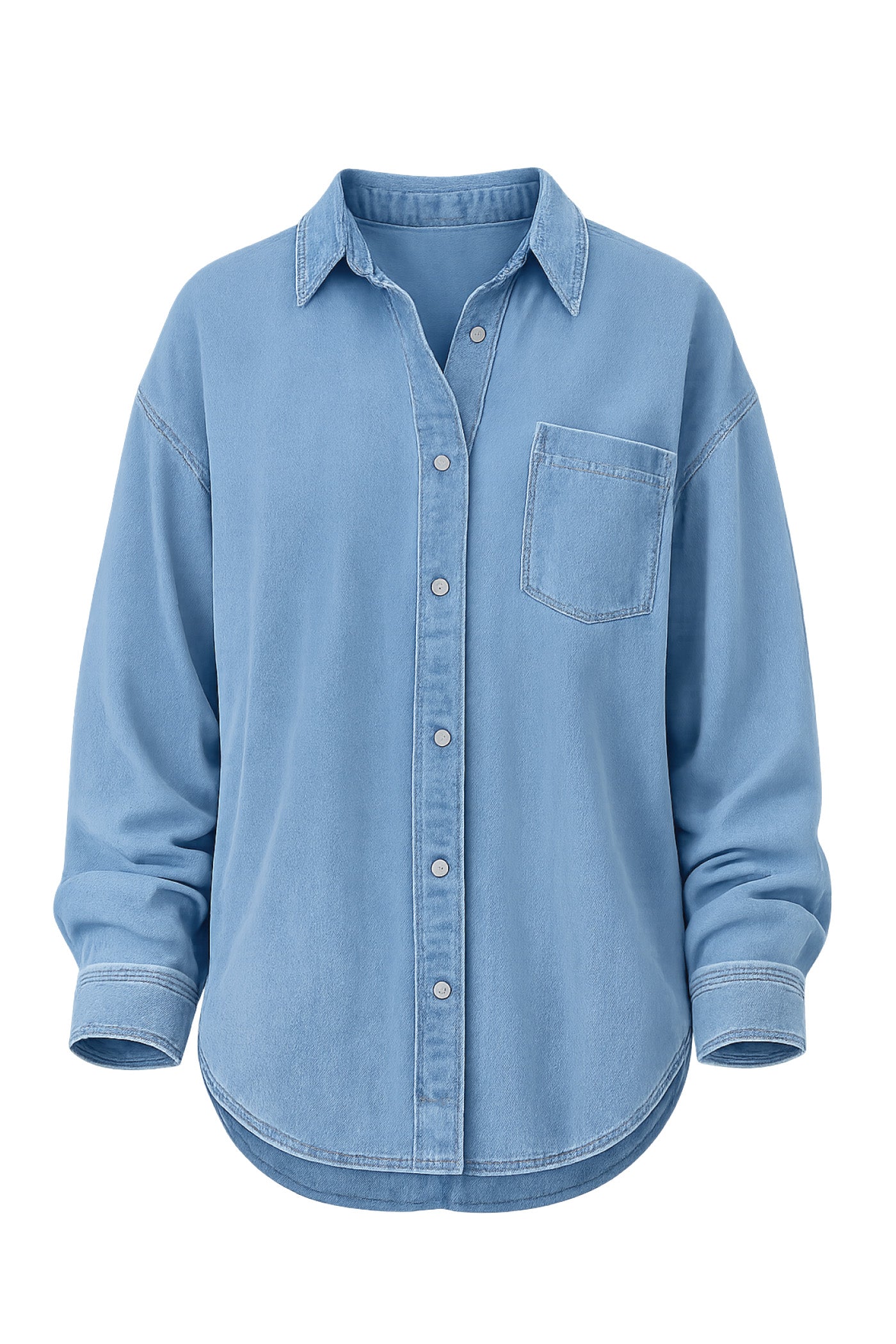 Dear John | Meritt Denim Top in Osalina