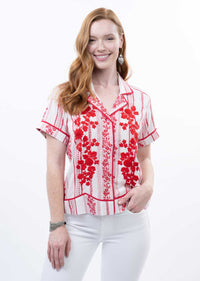 Ivy Jane | Red Roses Rosita Top (1 XS)