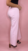 KUT Meg High Rise Wide Leg in French Pink