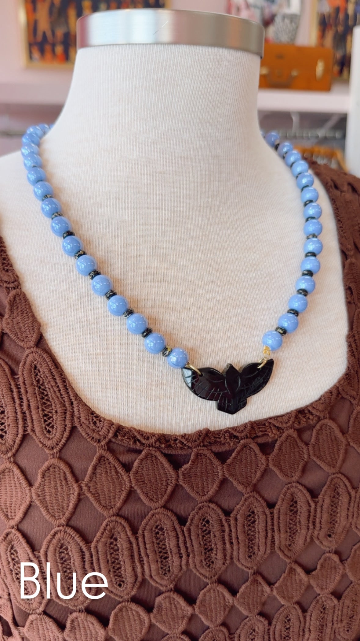 Beaded Eagle Necklace