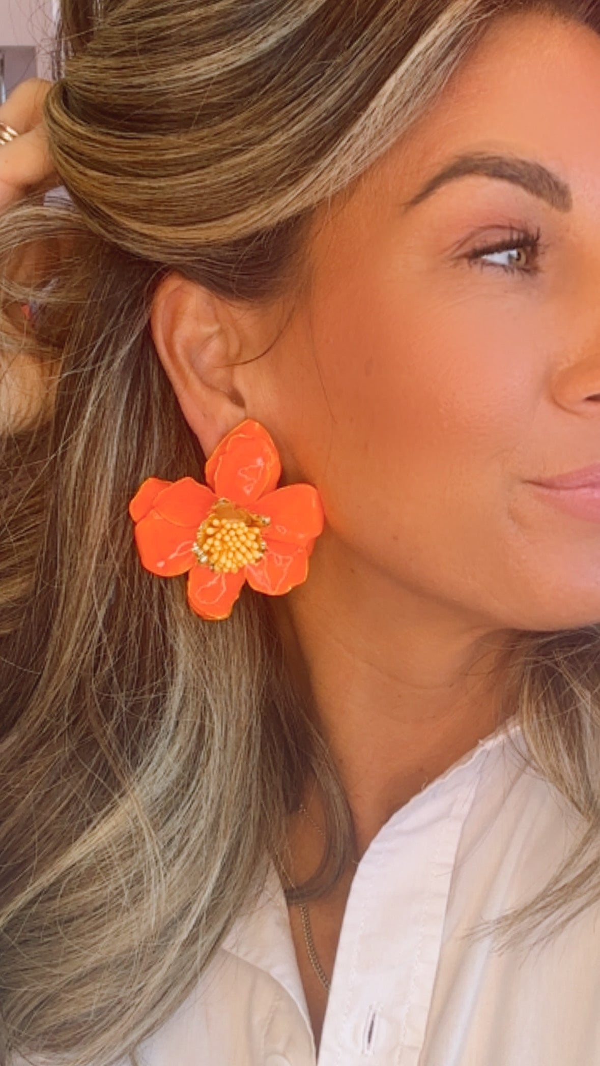 Orange Blossom Earring